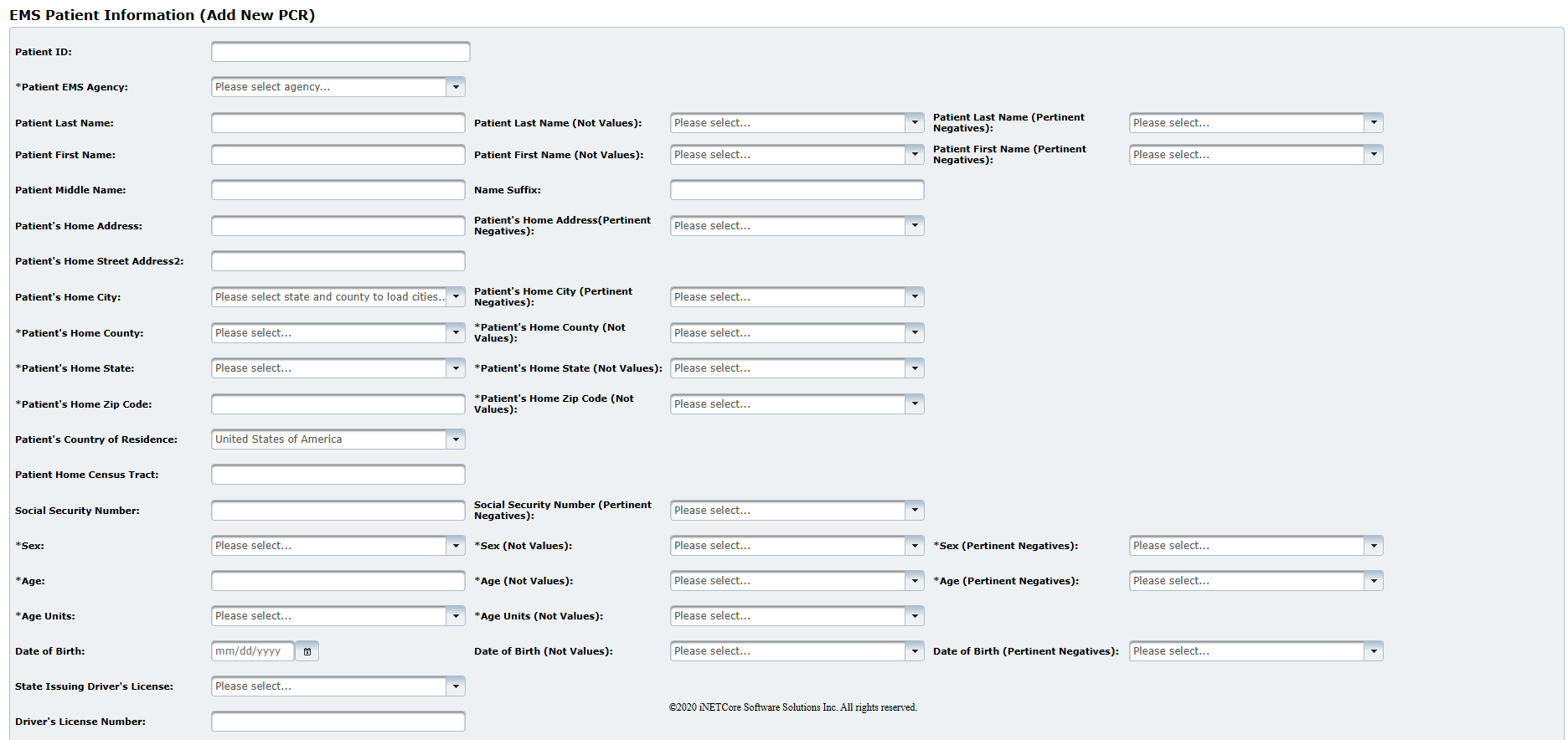 NEMSIS v3.5.1 compliant for Collect Data